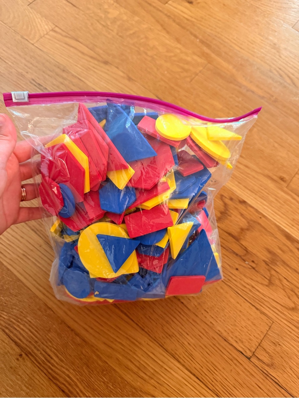 Colorful Geometric Shapes Foam Building for Kids